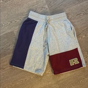 Russell Athletic Gray and Blue Shorts Relaxed Fit